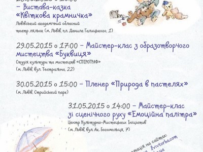 Програма святкування Міжнародного дня захисту дитини